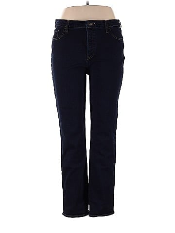 So Slimming by Chico's Solid Blue Jeans Size Lg (2) - 72% off