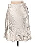 Babaton 100% Acetate Silver Casual Skirt Size 4 - photo 2