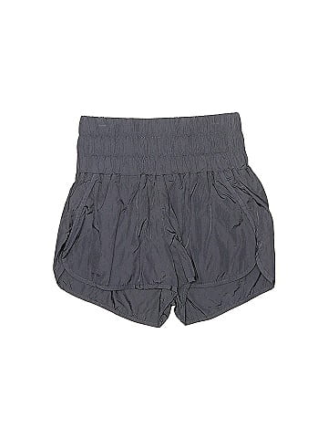 FP Movement 100% Nylon Solid Gray Athletic Shorts Size S - 63% off