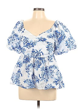Crown & Ivy Short Sleeve Blouse (view 1)