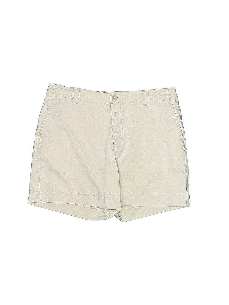 Gap 100% Cotton Solid Ivory Khaki Shorts Size 12 - photo 1