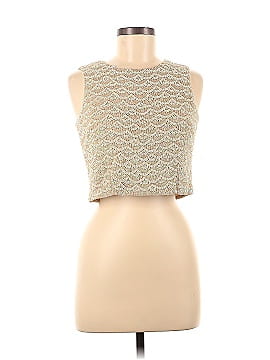 Lace & Beads Sleeveless Blouse (view 1)