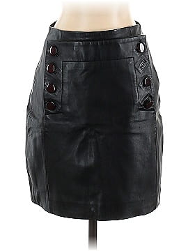 Sandro Leather Skirt (view 1)