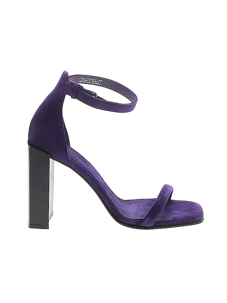 MNG Color Block Purple Heels Size 37 (EU) - photo 1