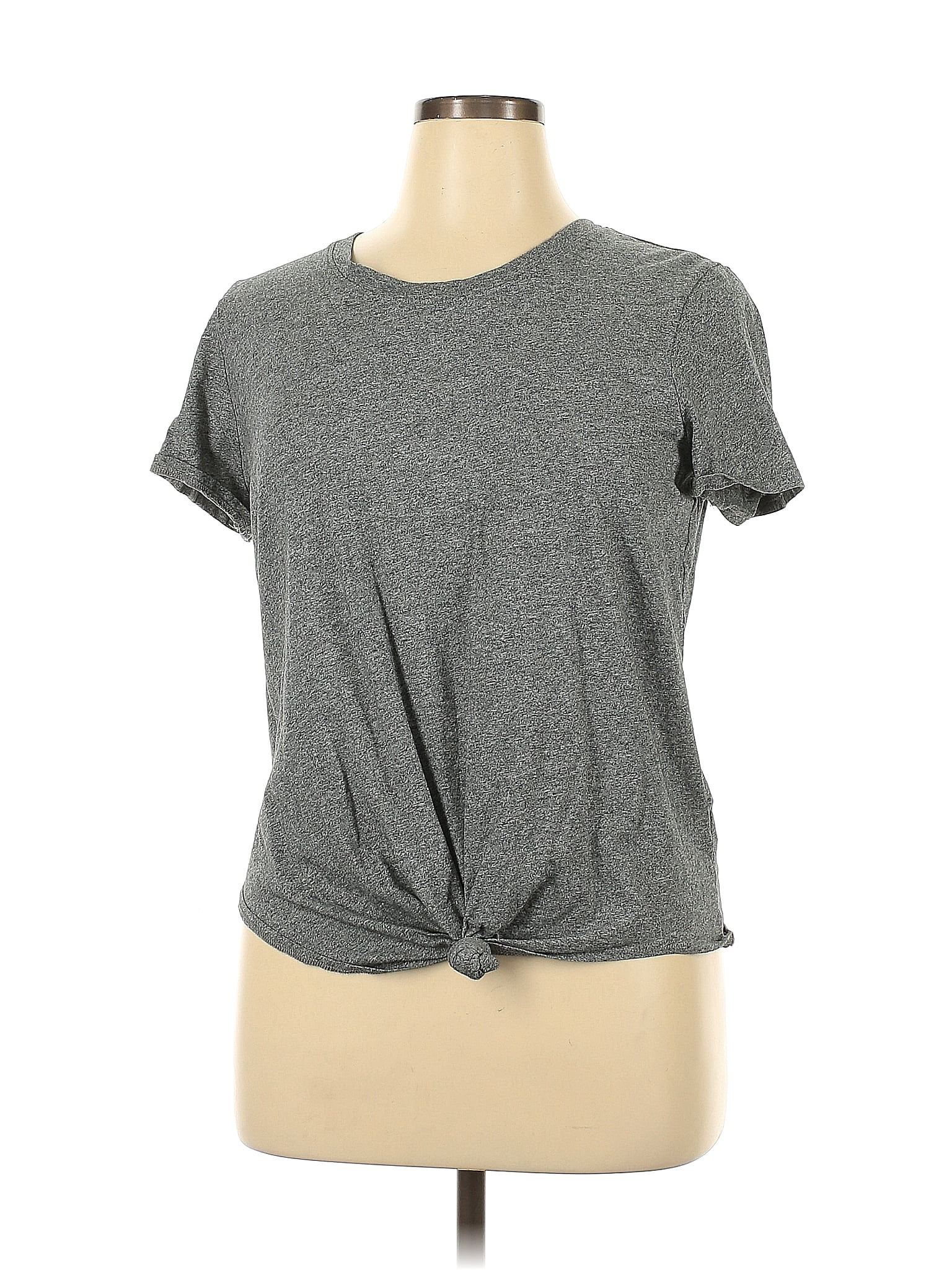Lucky Brand 100% Cotton Gray Short Sleeve T-Shirt Size S - 59% off