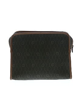 Christian Dior Vintage Honeycomb Canvas Clutch (view 1)