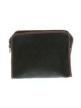 Christian Dior Vintage Honeycomb Canvas Clutch (view 2)