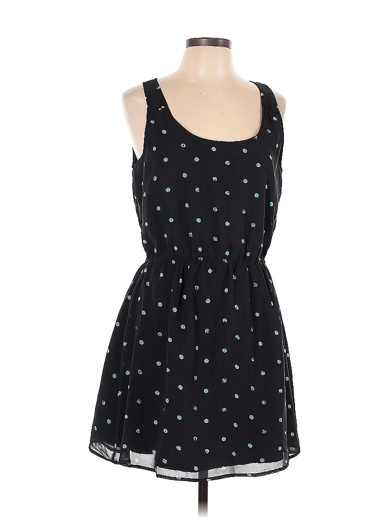 Assorted Brands Polka Dots Hearts Stars Black Casual Dress Size XL - photo 1