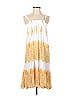 Marie Oliver 100% Viscose Yellow Casual Dress Size S - photo 1