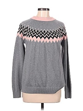 Cable Stitch Pullover Sweater (view 1)