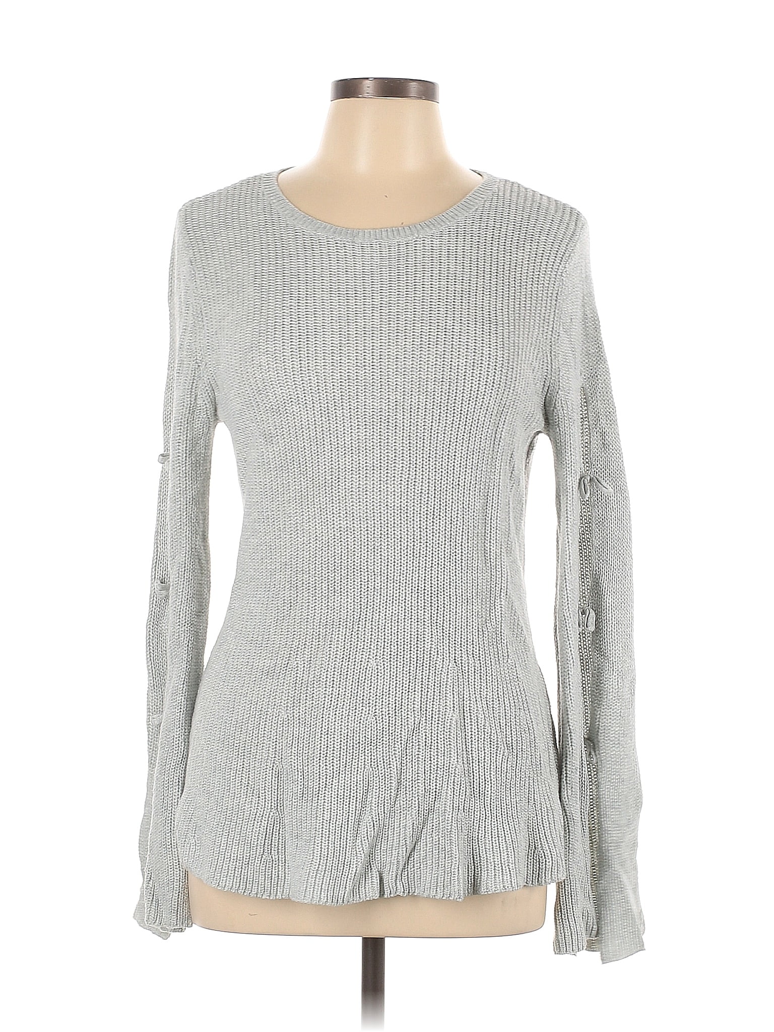 LC Lauren Conrad Pullover Sweater: Gray Tops - Women's Size Large, thredUP