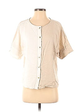 H By Halston Short Sleeve Button-Down Shirt (view 1)