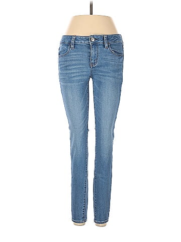 Hollister Solid Blue Jeggings Size 3 - 66% off