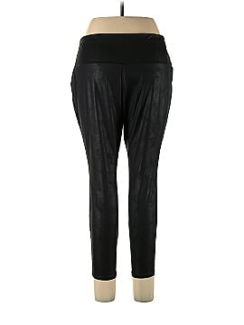 Terra & Sky Faux Leather Pants (view 2)