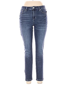 Lauren Conrad LC Jeans Womens Blue Jeans Size 12 Skinny Jeans mid rise (432)