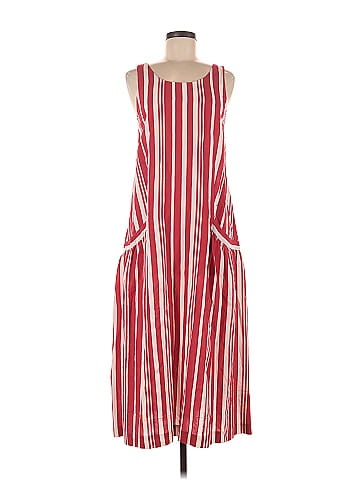 Chinti Parker Stripes Multi Color Red Casual Dress Size 8 70