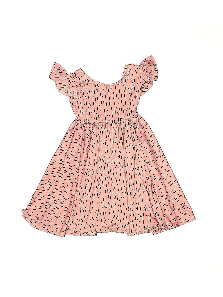 Dot dot smile pink dress size 3 4 52 off thredup