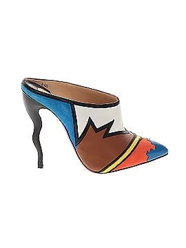 Christian Louboutin Leather & Suede Vagachina Mules 120mm (view 1)