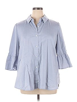 Slate & Willow 3/4 Sleeve Button-Down Shirt (view 1)