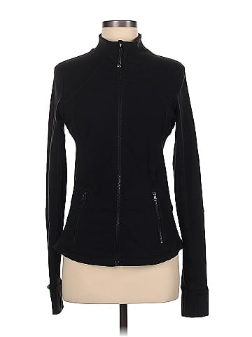 Lululemon Athletica Solid Black Track Jacket Size 8 - 69% off