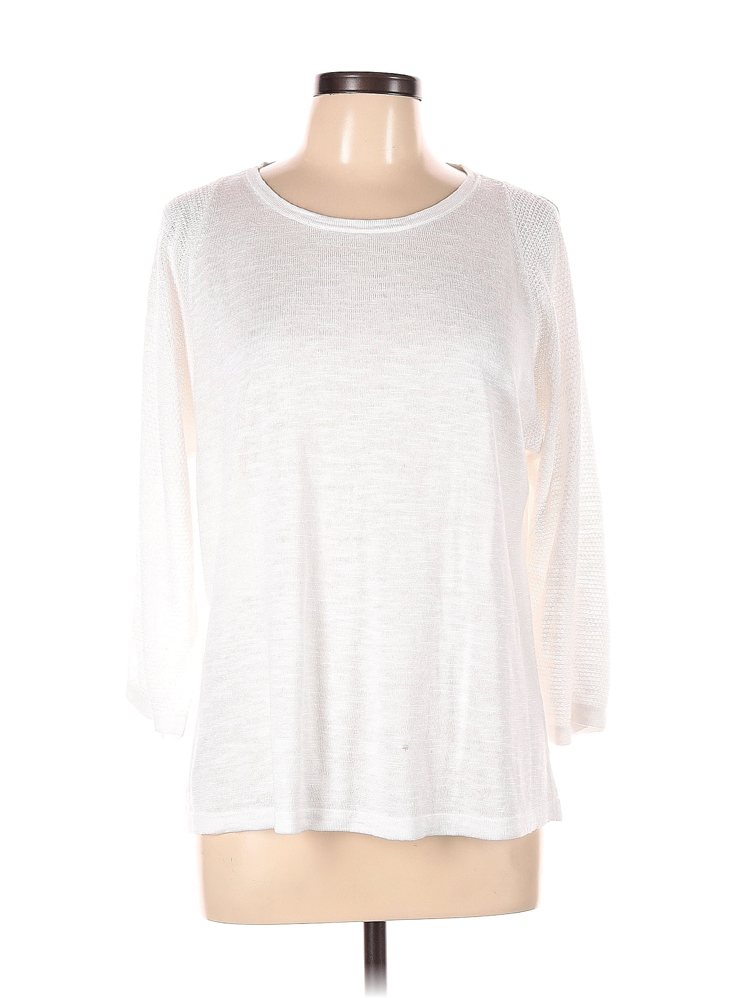 J.Jill Gray Long Sleeve Top Size XL (Tall) - 71% off