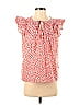 J.Crew Factory Store 100% Cotton Pink Short Sleeve Blouse Size S - photo 1