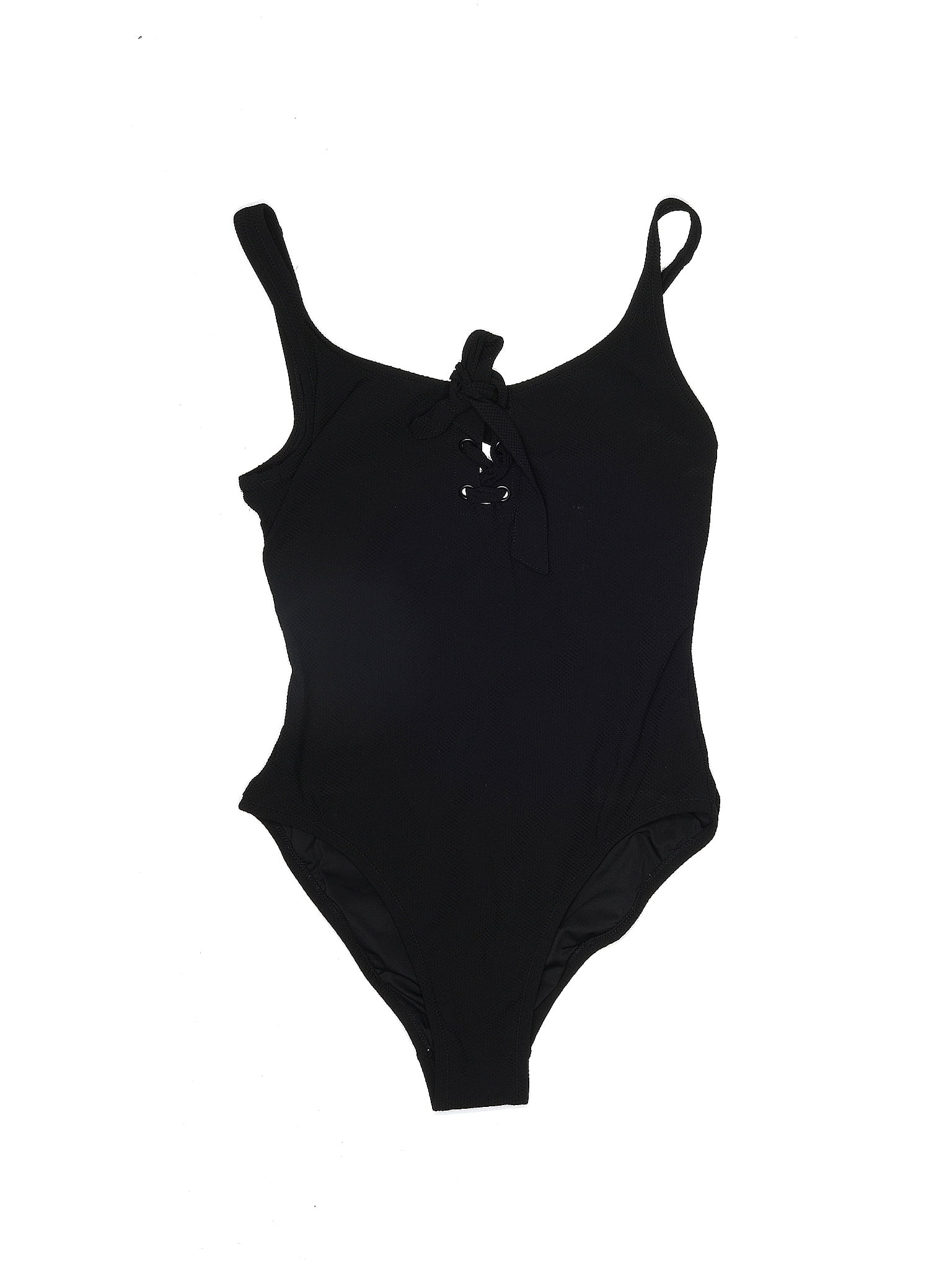 Jcrew Solid Black One Piece Swimsuit Size 6 75 Off Thredup 6188