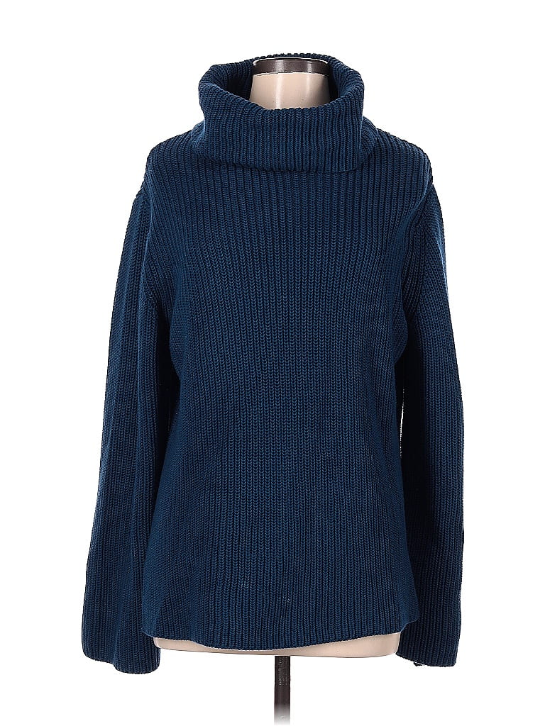 Dynamite Blue Turtleneck Sweater Size M - photo 1