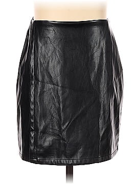 Lulus Faux Leather Skirt (view 1)