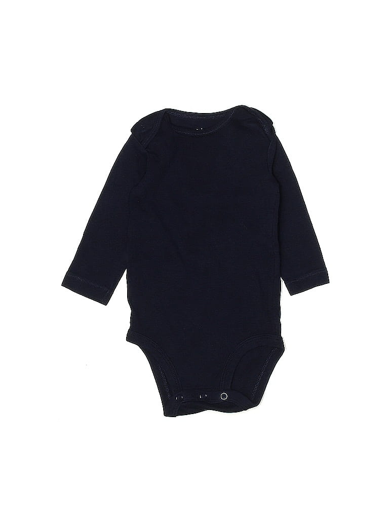 Pre-owned Carter's Babies' Long Sleeve Onesie In Black