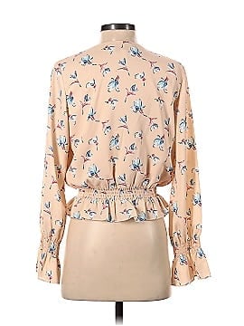 Scripted Long Sleeve Blouse (view 2)