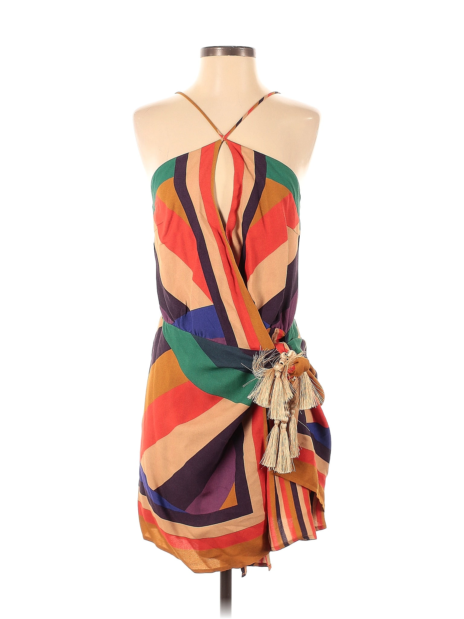 FARM Rio 100% Viscose Multi Color Orange Casual Dress Size S - 53% off ...