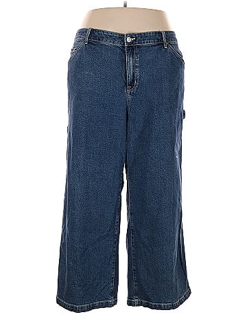 Torrid Solid Blue Jeans Size 20 (Plus) - 64% off