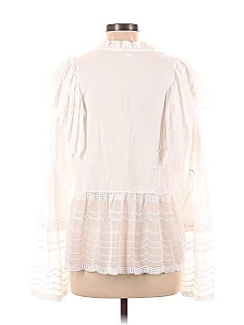 Pink Ripple Long Sleeve Blouse (view 2)