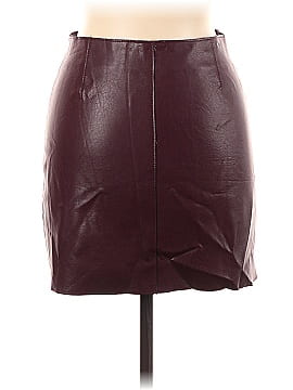 Venti6 Faux Leather Skirt (view 2)