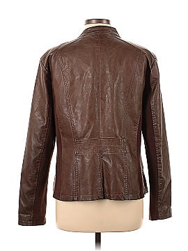 Style&Co Faux Leather Jacket (view 2)