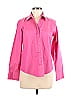 Talbots 100% Cotton Pink Long Sleeve Button-Down Shirt Size 8 - photo 1