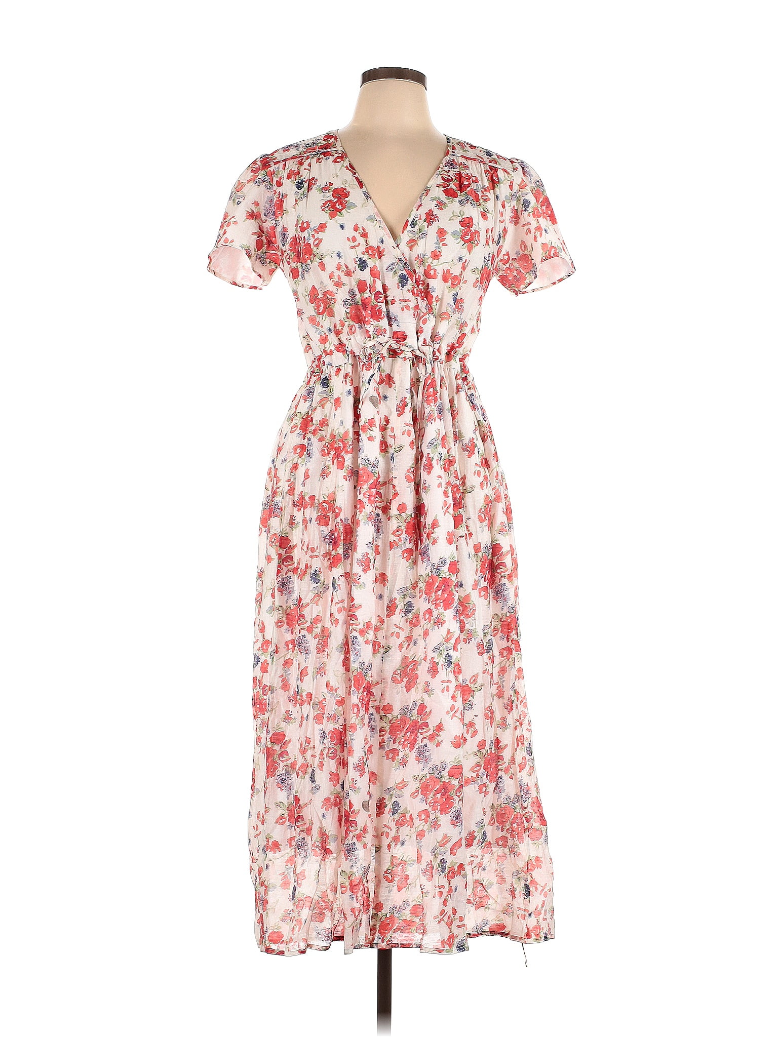 Christy Dawn Floral Floral Motif Pink Casual Dress Size L - 20% off ...