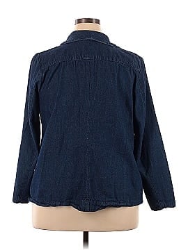 Woman Within Denim Jacket (view 2)