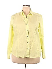 Jones New York Collection Long Sleeve Button Down Shirt