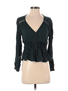 American Eagle Outfitters Long Sleeve Blouse (view 1)