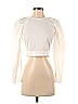 Zara Basic Ivory Long Sleeve Blouse Size S - photo 1