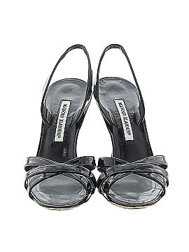 Manolo Blahnik Patent Leather Slingback Heels (view 2)