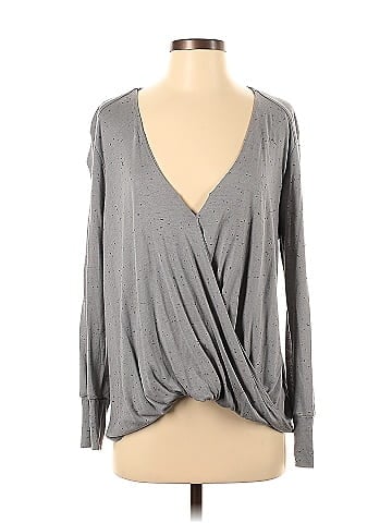 Blue Life Long Sleeve Top (view 1)
