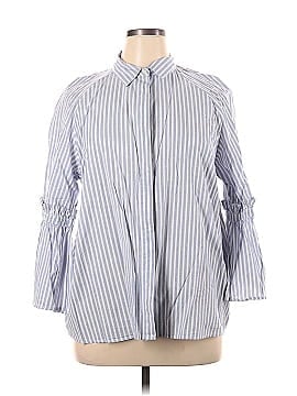 Max Jeans 3/4 Sleeve Button-Down Shirt (view 1)