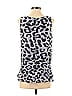 CAbi 100% Polyester Silver Sleeveless Blouse Size S - photo 2