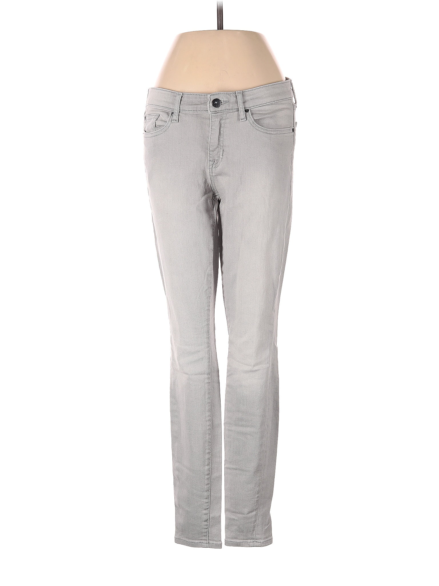 Gap Outlet Solid Gray Jeans Size 4 59 off ThredUp