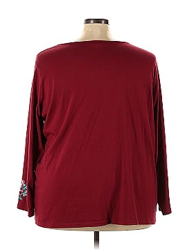 Woman Within Long Sleeve Henley (view 2)