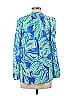Lilly Pulitzer 100% Rayon Blue Long Sleeve Blouse Size XS - photo 2