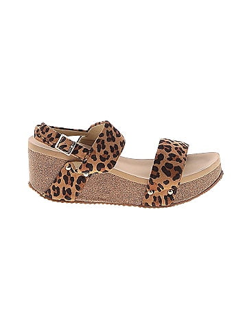 Volatile hot sale leopard wedges